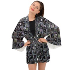 Funky Mosaic  Long Sleeve Kimono by MRNStudios