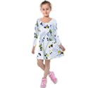 Tree poppies  Kids  Long Sleeve Velvet Dress View1