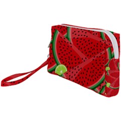 Fruit Life 3 Wristlet Pouch Bag (small) by Valentinaart