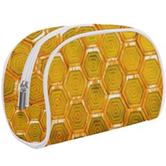 Hexagon Windows Make Up Case (large) by essentialimage