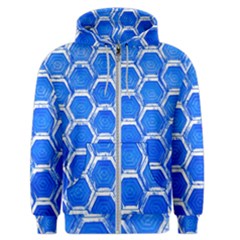 Hexagon Windows Men s Zipper Hoodie by essentialimage