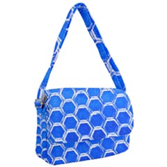 Hexagon Windows Courier Bag by essentialimage