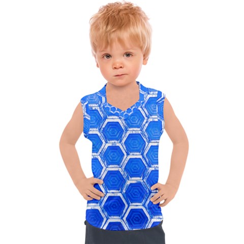 Hexagon Windows Kids  Sport Tank Top by essentialimage