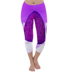 Two Hearts Capri Winter Leggings  by essentialimage