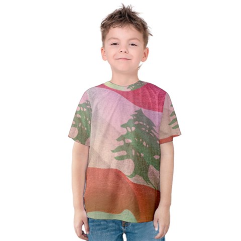 Lebanon Kids  Cotton Tee by AwesomeFlags