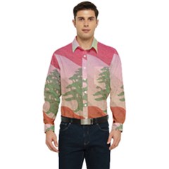 Lebanon Men s Long Sleeve Pocket Shirt  by AwesomeFlags