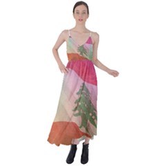 Lebanon Tie Back Maxi Dress by AwesomeFlags