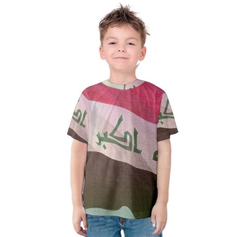 Iraq Kids  Cotton Tee by AwesomeFlags