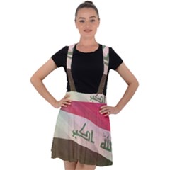 Iraq Velvet Suspender Skater Skirt by AwesomeFlags