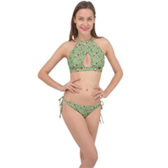 Ece84500-f658-4294-b968-6c9bae4bf818 Cross Front Halter Bikini Set by SychEva