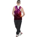 Colorful arcs in neon light, graphic art Men s Sleeveless Hoodie View2