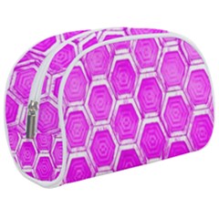 Hexagon Windows Make Up Case (medium) by essentialimage