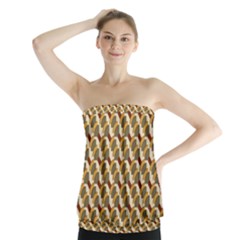 Abstract Illusion Strapless Top by Sparkle