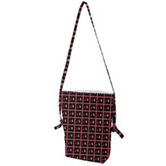 Grill Blocks Folding Shoulder Bag by Sparkle