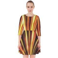 Energy Flash Futuristic Glitter Smock Dress by Dutashop