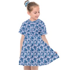 Blue Pattern Scrapbook Kids  Sailor Dress by Dutashop