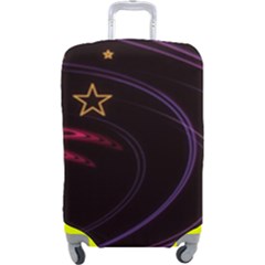 Background Abstract Star Luggage Cover (large) by Dutashop