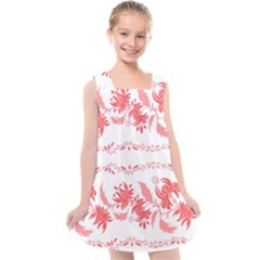 Folk Ornament Kids  Cross Back Dress by Eskimos