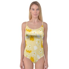 Abstract Daisy Camisole Leotard  by Eskimos