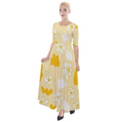 Abstract Daisy Half Sleeves Maxi Dress by Eskimos