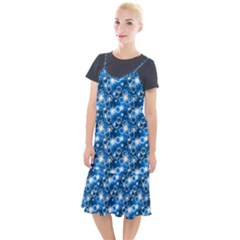 Star Hexagon Deep Blue Light Camis Fishtail Dress by Dutashop