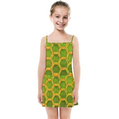 Hexagon Windows Kids  Summer Sun Dress by essentialimage365