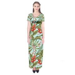 Spring Flora Short Sleeve Maxi Dress by goljakoff