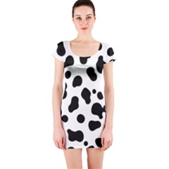 Spots Short Sleeve Bodycon Dress by Sobalvarro