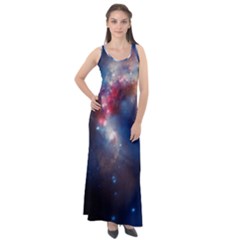 Galaxy Sleeveless Velour Maxi Dress by ExtraAwesomeSauce