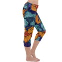 Koi Fish Capri Yoga Leggings View3