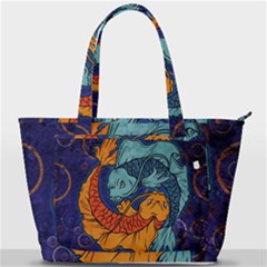 Koi Fish Back Pocket Shoulder Bag  by ExtraAwesomeSauce