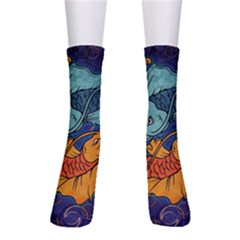 Koi Fish Men s Crew Socks by ExtraAwesomeSauce