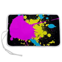 Splatter Splatter Pen Storage Case (l) by ExtraAwesomeSauce