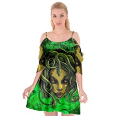 Medusa Cutout Spaghetti Strap Chiffon Dress by ExtraAwesomeSauce