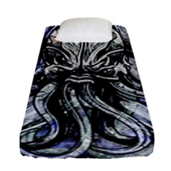 Kraken Fitted Sheet (single Size) by ExtraAwesomeSauce