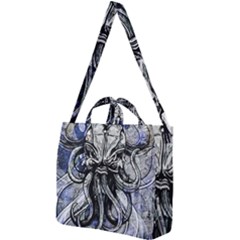 Kraken Square Shoulder Tote Bag by ExtraAwesomeSauce