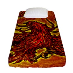 Phoenix Rising Fitted Sheet (single Size) by ExtraAwesomeSauce