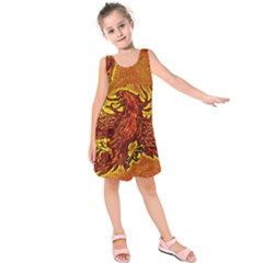 Phoenix Rising Kids  Sleeveless Dress by ExtraAwesomeSauce