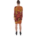 Phoenix Rising Asymmetric Cut-Out Shift Dress View2