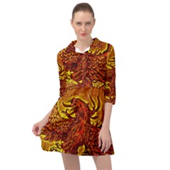 Phoenix Rising Mini Skater Shirt Dress by ExtraAwesomeSauce