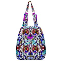 Sugar Skull Pattern 2 Center Zip Backpack by ExtraAwesomeSauce