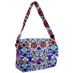 Sugar Skull Pattern 2 Courier Bag by ExtraAwesomeSauce