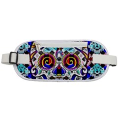 Sugar Skull Pattern 2 Rounded Waist Pouch by ExtraAwesomeSauce