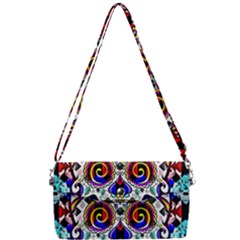 Sugar Skull Pattern 2 Removable Strap Clutch Bag by ExtraAwesomeSauce