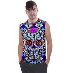 Sugar Skull Pattern 2 Men s Regular Tank Top by ExtraAwesomeSauce