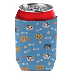 Cute Cat Pattern Can Holder by ExtraAwesomeSauce