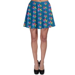 Rainbowcolor Skater Skirt by Sparkle