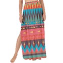 Native American Pattern Maxi Chiffon Tie-Up Sarong View1