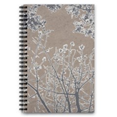 Linear Textured Botanical Motif Design 5 5  X 8 5  Notebook by dflcprintsclothing