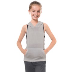 Abalone Grey Kids  Sleeveless Hoodie by FashionBoulevard